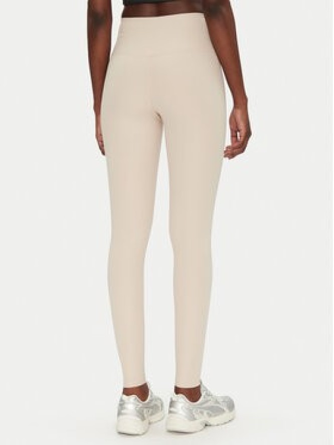 Girlfriend Collective Legginsy Rib High-Rise 4034 Beżowy Slim Fit