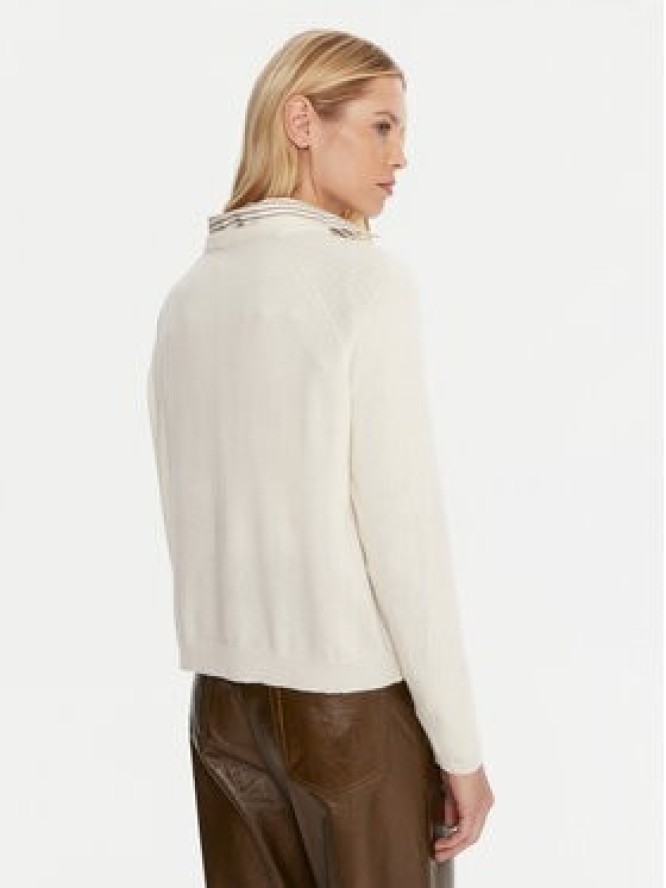 Marella Sweter Tesa 2523366171 Biały Relaxed Fit