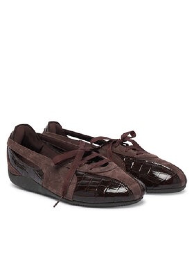 Puma Baleriny Speedcat Ballet Nova Croc 40881301 Brązowy