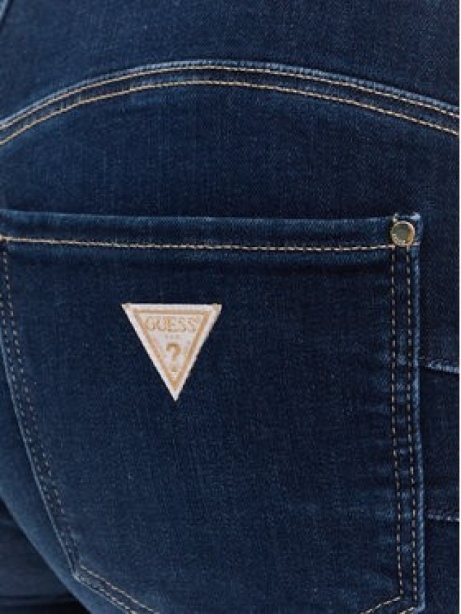 Guess Jeansy W5RA34 D5PY1 Granatowy Skin Fit