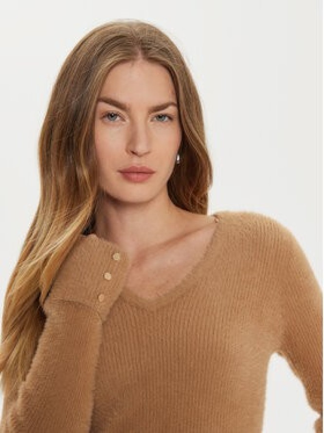 Morgan Sweter 212-MOOVE Beżowy Regular Fit