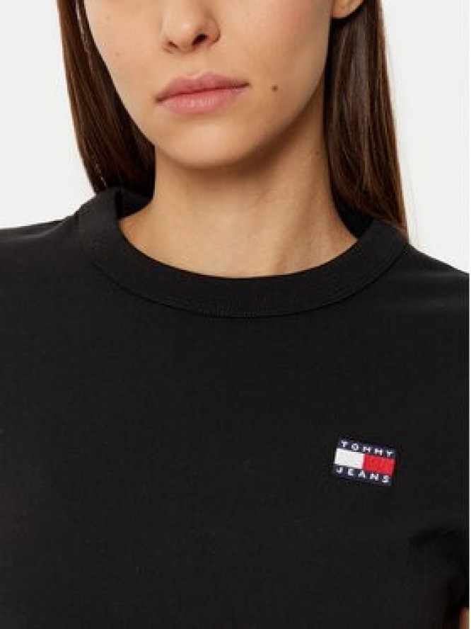 Tommy Jeans T-Shirt DW0DW20153 Czarny Regular Fit