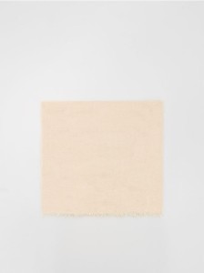 Gładki szal - złamana biel