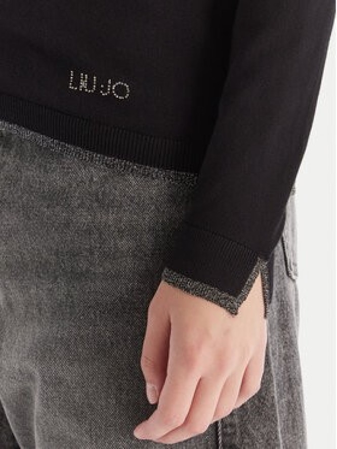 Liu Jo Sweter MF5227 MS49I Czarny Regular Fit