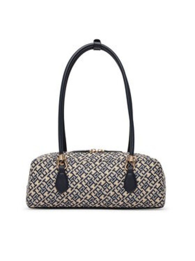 Tommy Hilfiger Torebka Th Grace Shoulder Bag Jacquard AW0AW18752 Niebieski