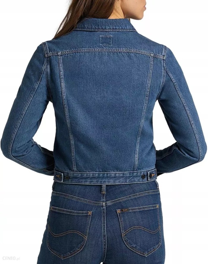 LEE RIDER JACKET DAMSKA KURTKA JEANSOWA MID STONE L54MJLVK 112112823