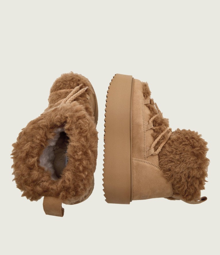 INUIKII TEDDY PLATFORM Śniegowce damskie