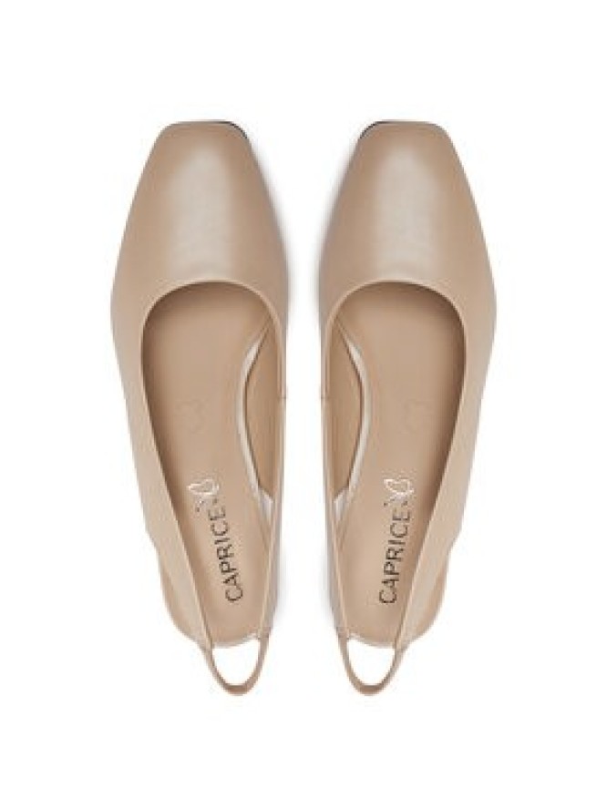 Caprice Czółenka 9-29500-42 Beżowy