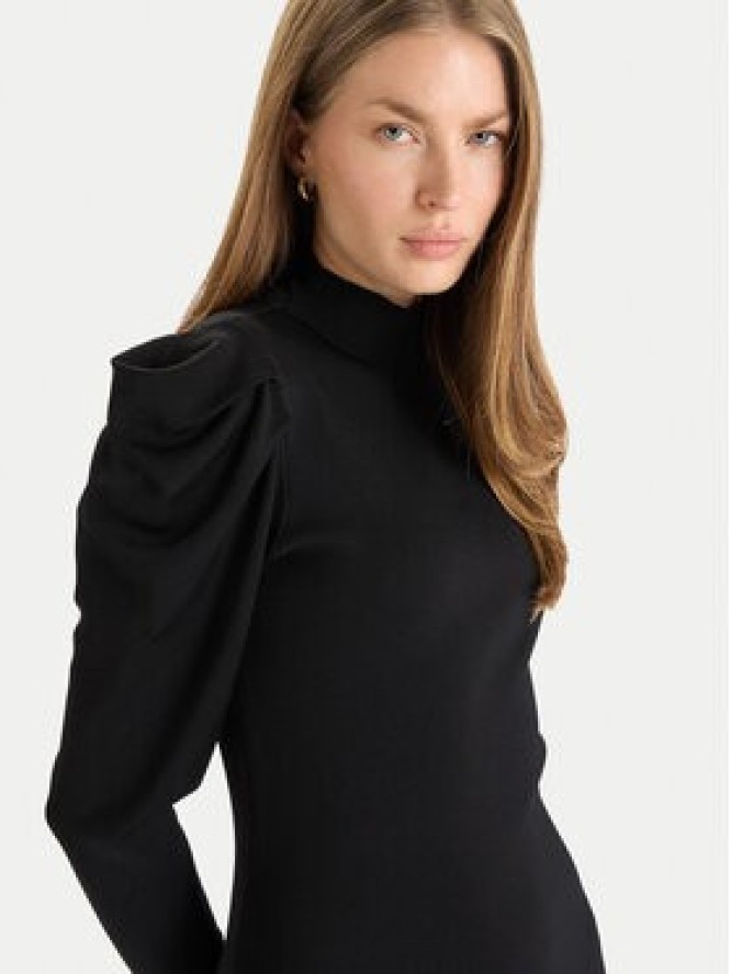 TWINSET Sukienka dzianinowa 252AT3010 Czarny Slim Fit