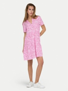 ONLY Sukienka letnia Zally 15262674 Różowy Regular Fit