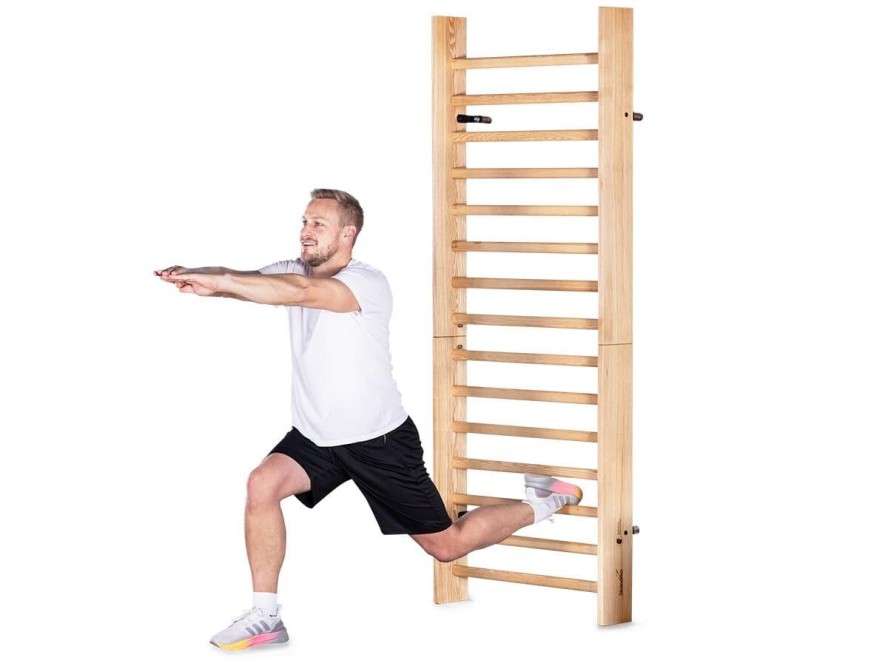 Drabinka gimnastyczna, drewniania Vira, do 130 kg, zmontowane elementy