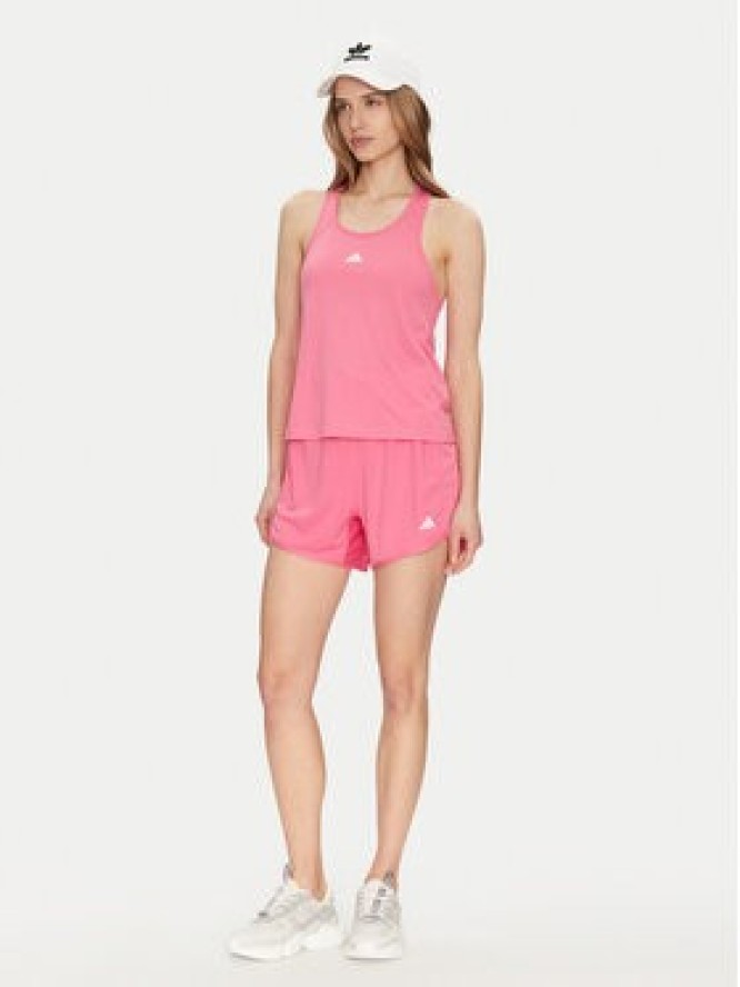 adidas Koszulka techniczna Train Essentials Minimal Branding JC9528 Różowy Regular Fit