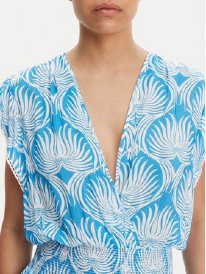 Melissa Odabash Sukienka letnia Jess Niebieski Regular Fit