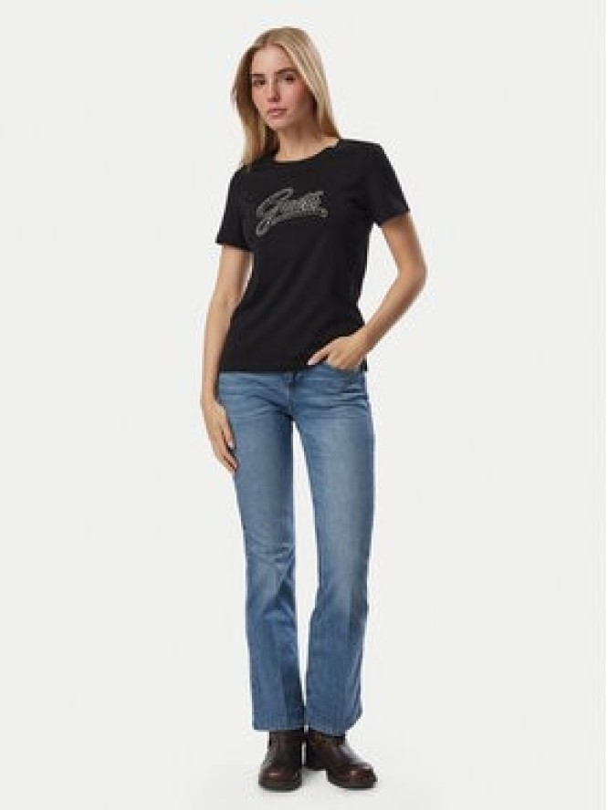 Guess Jeansy W6BAJ7 D2094 Niebieski Bootcut Fit