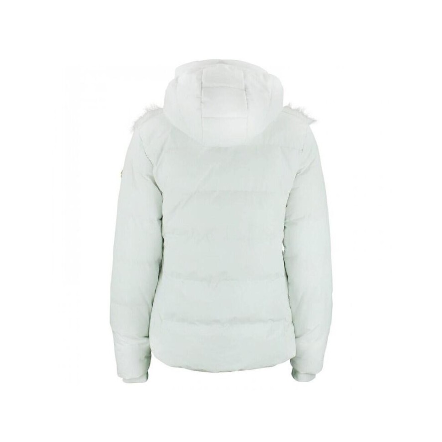 Damska kurtka futrzana ze zintegrowanym kapturem Peak Mountain