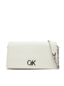 Calvin Klein Torebka Re-Lock Mini Conv LV04F3103G Biały