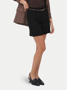 ONLY Szorty materiałowe Siesta 15367413 Czarny Regular Fit
