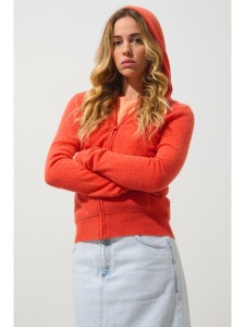 AUTHENTIC CASHMERE Kaszmirowy kardigan "Colombis" w kolorze pomarańczowym rozmiar: XXL