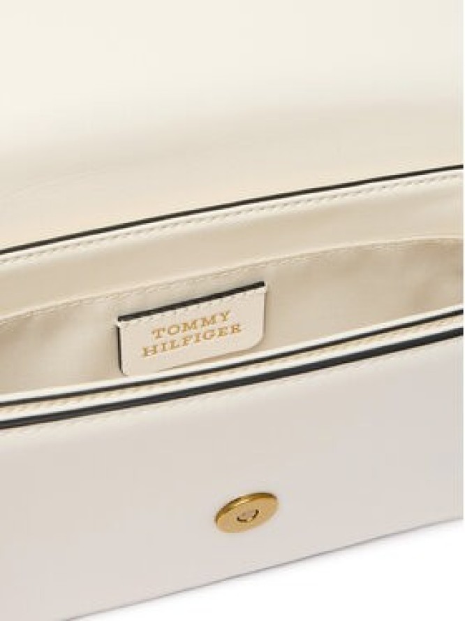 Tommy Hilfiger Torebka Th Script Flap Crossover AW0AW18399 Biały