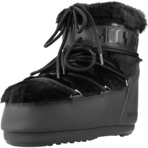 Buty MOON BOOT MB ICON LOW FAUX FUR Czarny