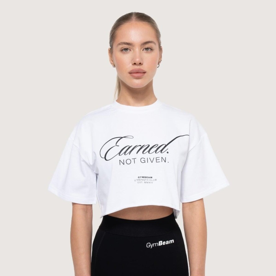 Koszulka damska functional training cropped Earned