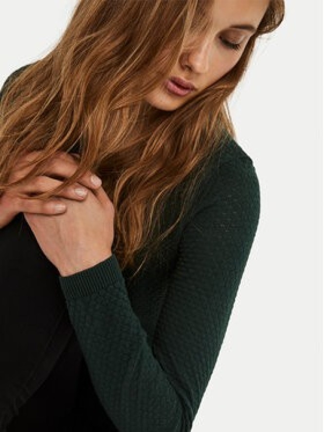 Vero Moda Sweter Care 10136644 Zielony Regular Fit