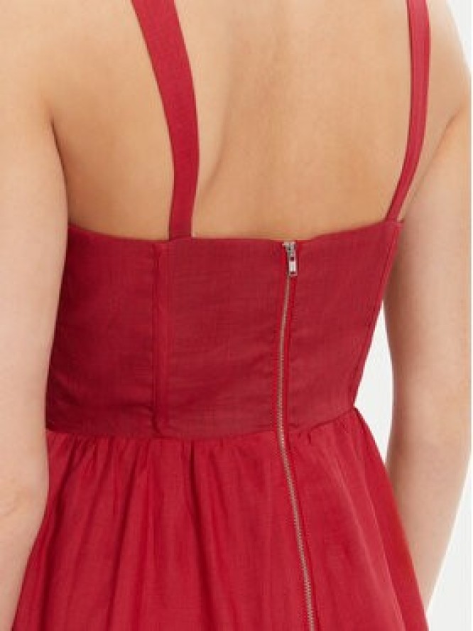 Bardot Sukienka koktajlowa 59237DB Czerwony Regular Fit