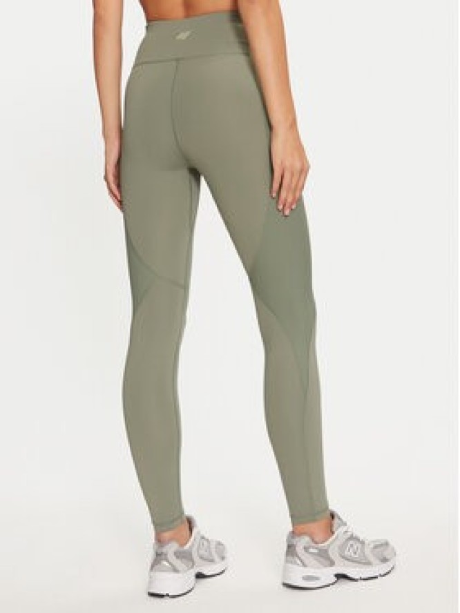 4F Legginsy 4FWAW24TFTIF269 Khaki Slim Fit