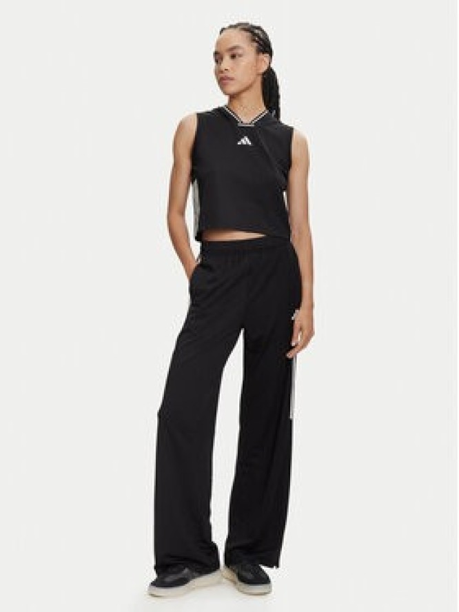 adidas Bluzka Tiro Cut 3-Stripes Mesh JG4115 Czarny Regular Fit