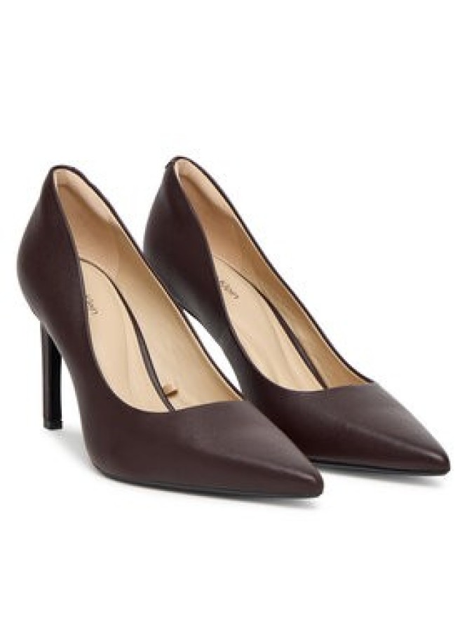 Calvin Klein Szpilki Ess Stiletto 90 HW0HW02608 Bordowy