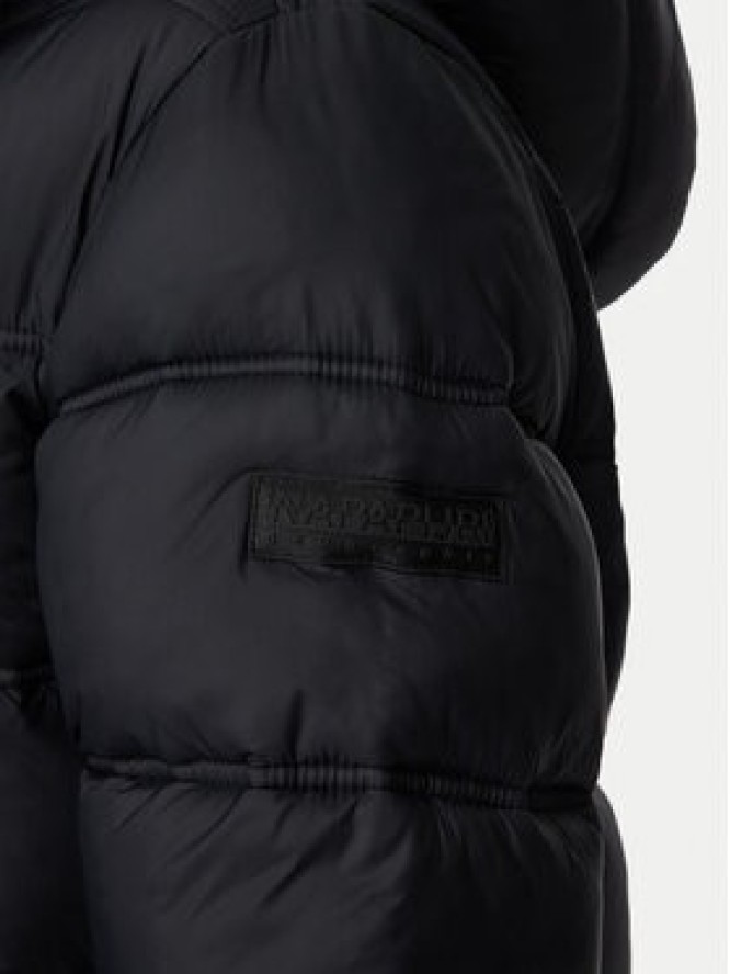 Napapijri Kurtka zimowa A-Ega NP0A8AHC Czarny Regular Fit