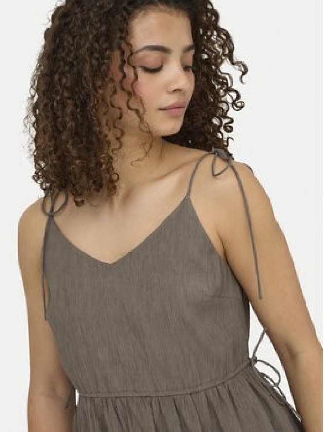 ONLY Top Nele 15370325 Beżowy ciemny Regular Fit