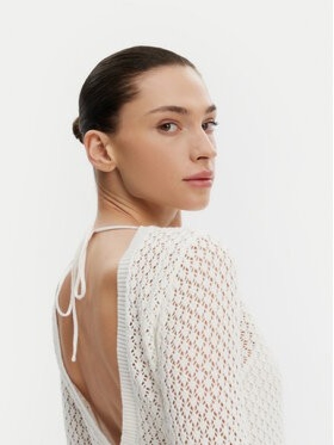 Herskind Sukienka dzianinowa 5522910 Écru Regular Fit