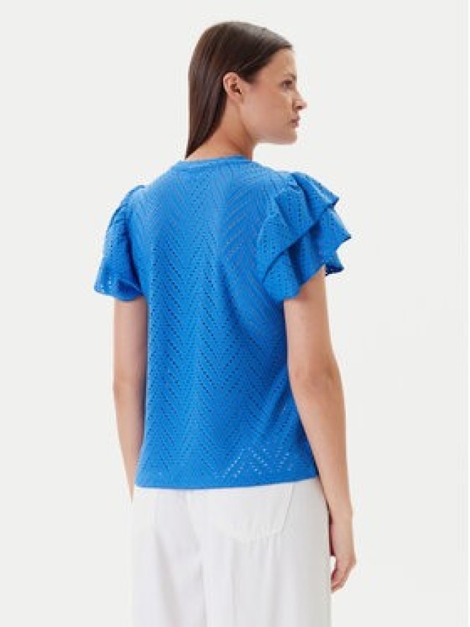 JDY Bluzka Carla 15351452 Niebieski Regular Fit