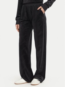 Guess Spodnie dresowe O6BB07 K5063 Czarny Regular Fit