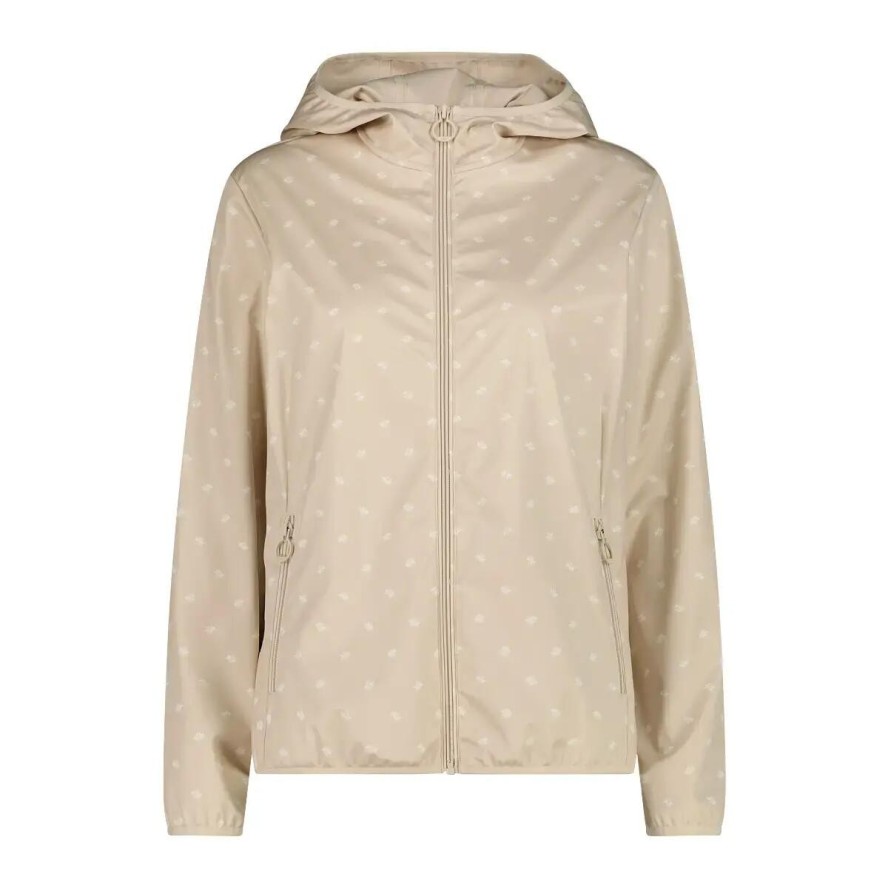 Kurtka przeciwdeszczowa softshell printed damska CMP