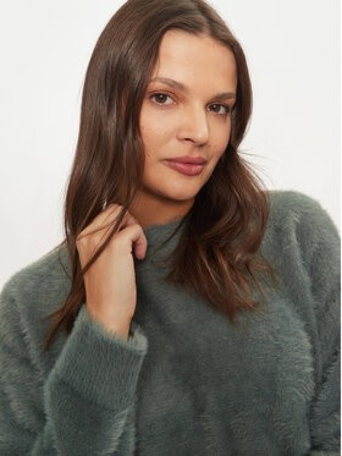 Vero Moda Sweter Alina 10311209 Zielony Regular Fit