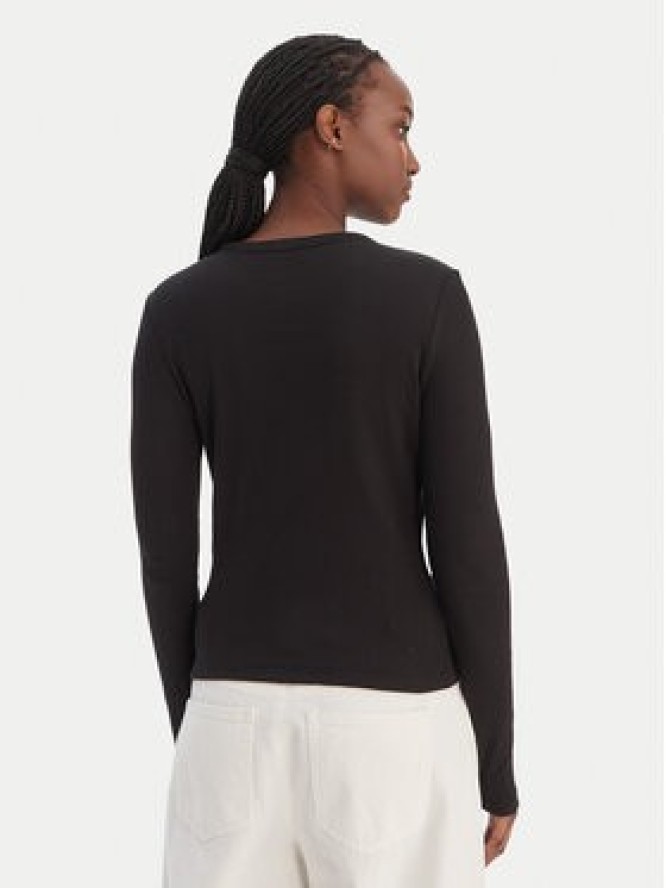 Calvin Klein Jeans Bluzka LV047E205G Czarny Slim Fit