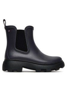 Tommy Hilfiger Kalosze Rubber Flag Cleated FW0FW08637 Granatowy