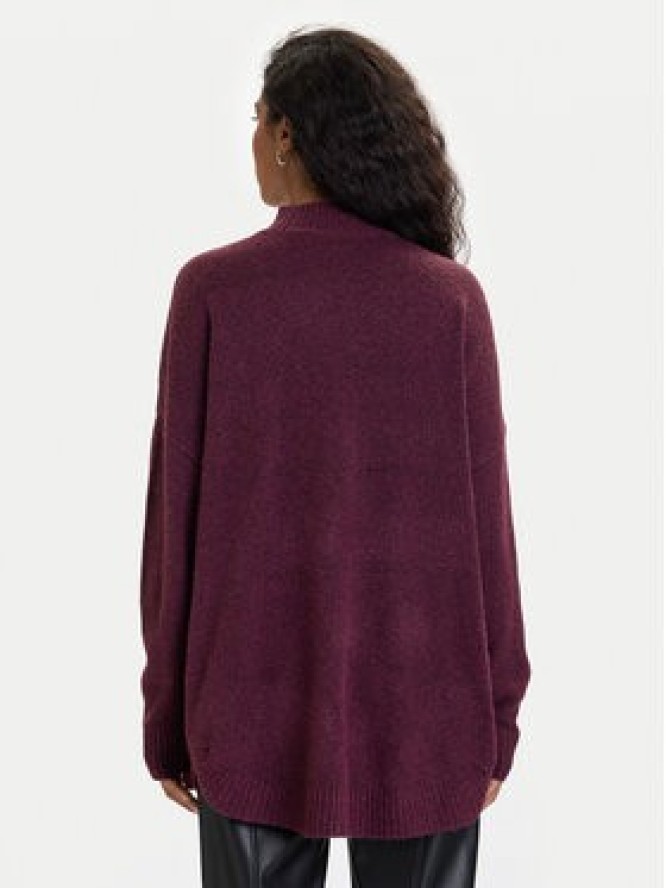 Vero Moda Sweter Plaza 10290784 Fioletowy Loose Fit