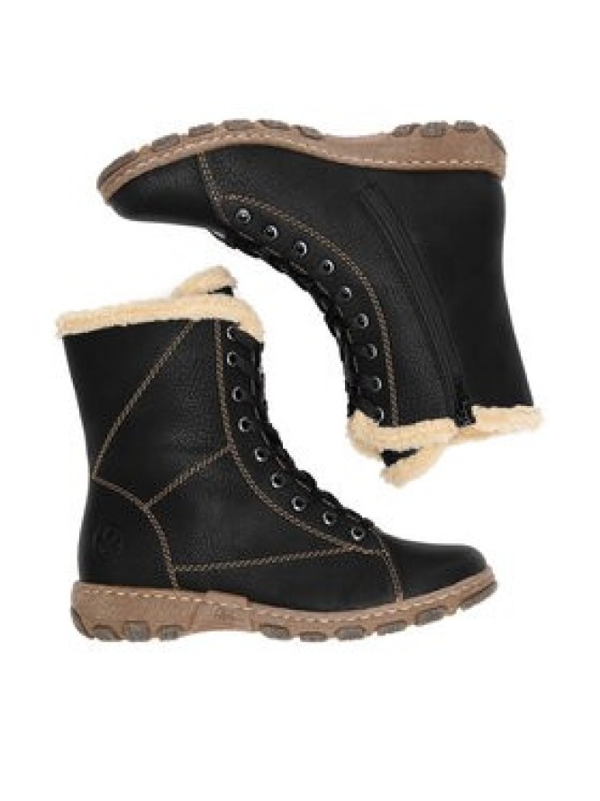 Rieker Botki Z0102-00 Czarny