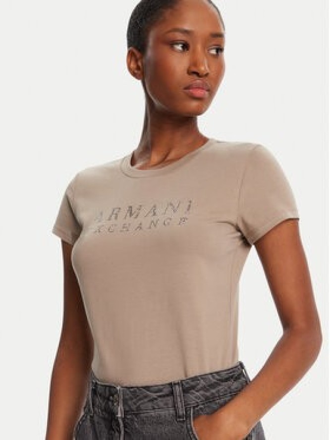 Armani Exchange T-Shirt XW001349 AF17173 U6242 Beżowy Regular Fit