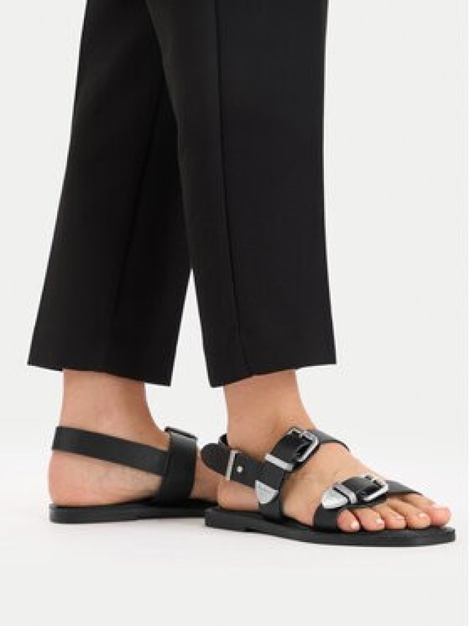 Pepe Jeans Sandały PLS90699 Czarny