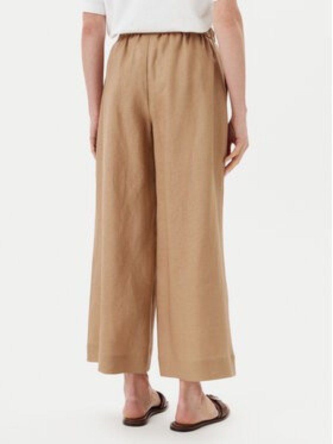 Max Mara Leisure Spodnie materiałowe Minnie 2516131018 Beżowy Relaxed Fit