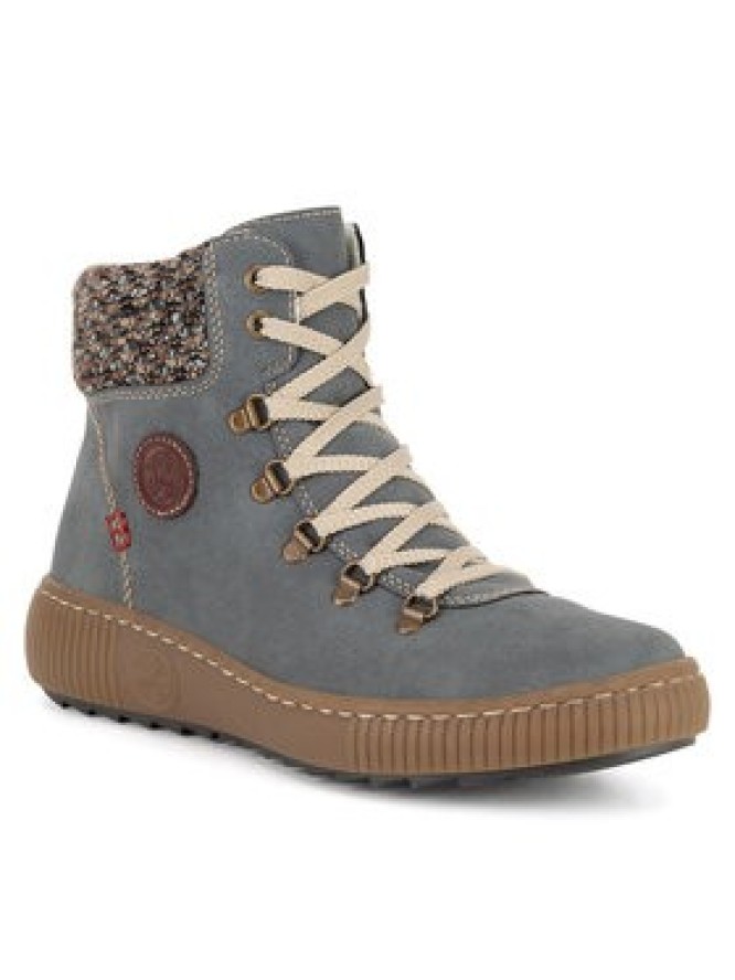 Rieker Botki Z6648-14 Niebieski