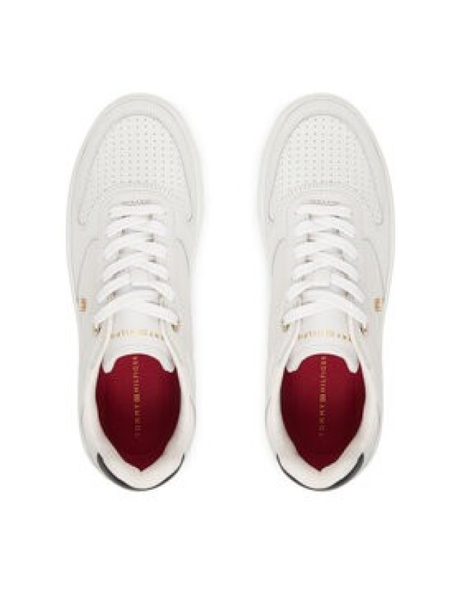Tommy Hilfiger Sneakersy Th Sporty Cupsole Corp FW0FW09025 Biały