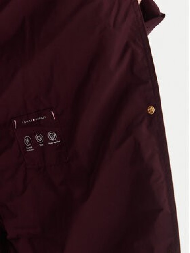 Tommy Hilfiger Kurtka puchowa WW0WW47279 Bordowy Relaxed Fit