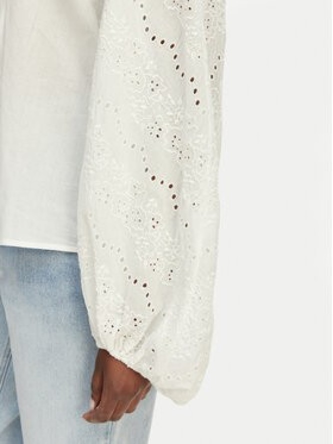 BOSS Bluzka Belvast 50559073 Biały Regular Fit