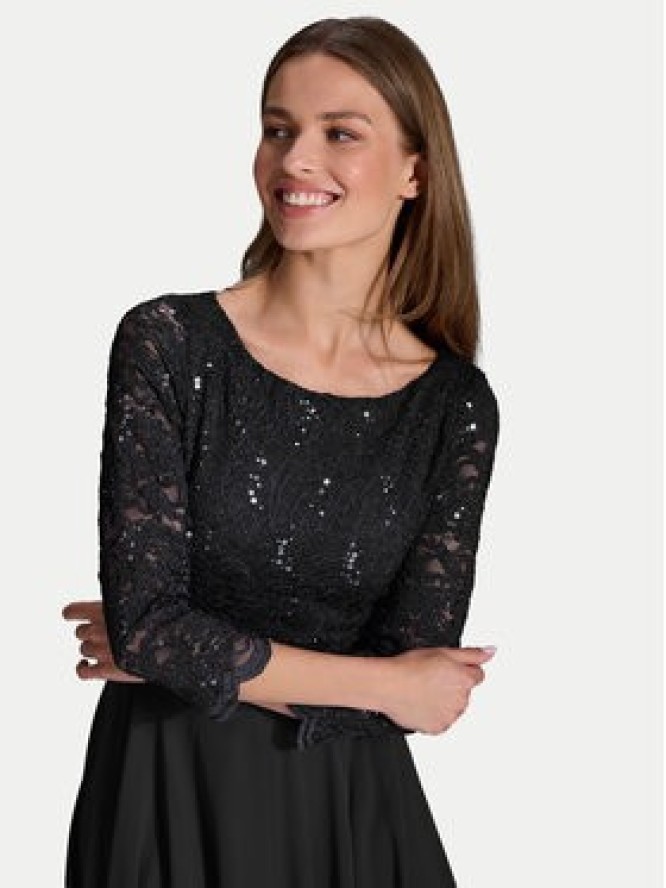 Swing Sukienka koktajlowa 77761710 Czarny Regular Fit