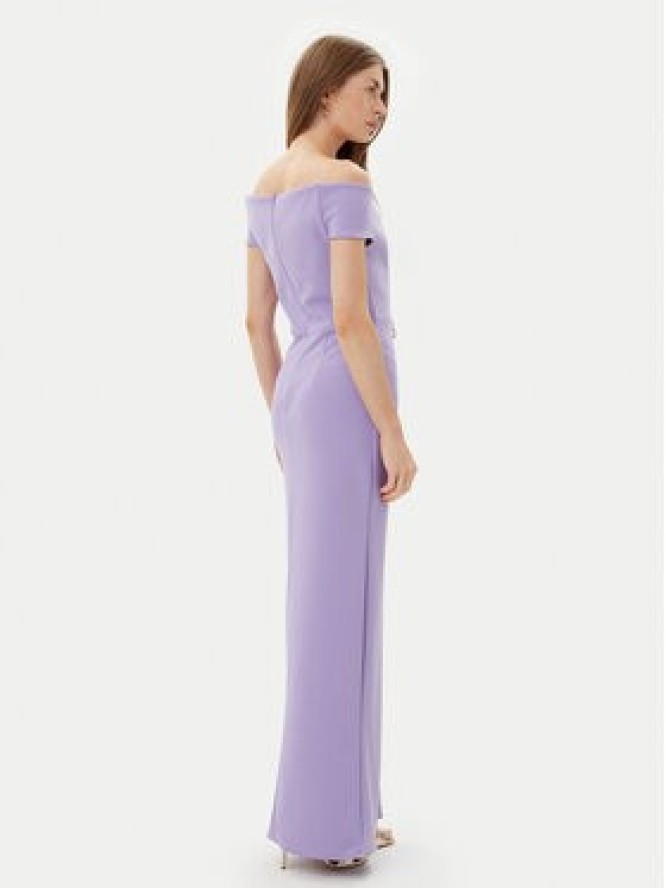 Rinascimento Sukienka wieczorowa CFC0123610003 Fioletowy Regular Fit